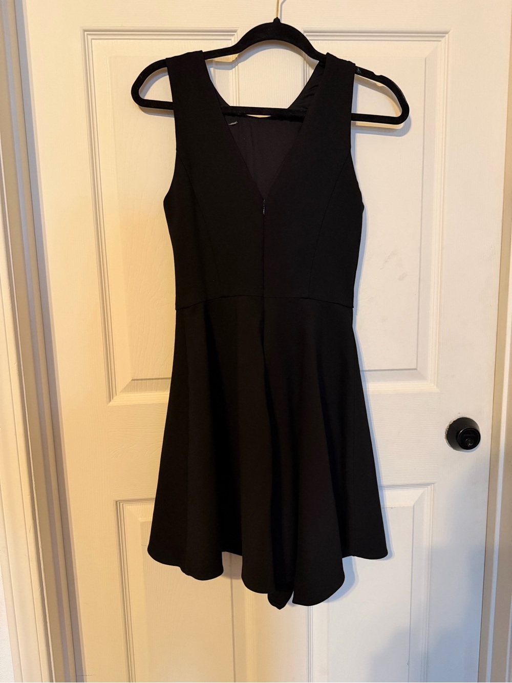 Adelyn Rae Black V-Neck Sleeveless Mini Dress
